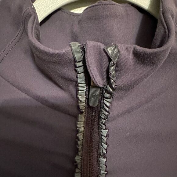 Lululemon Fast As Light 1/2 Zip Boysenberry size 10 - Picture 4 of 8